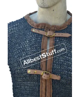 Aluminum Chain Mail Shirt Full Round Riveted Maille Chest 50